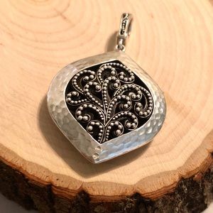 VINTAGE LOIS HILL STERLING SLIDE ENHANCER PENDANT